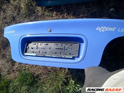 hyundai accent 1997 sedan csomagtérajtó kék   