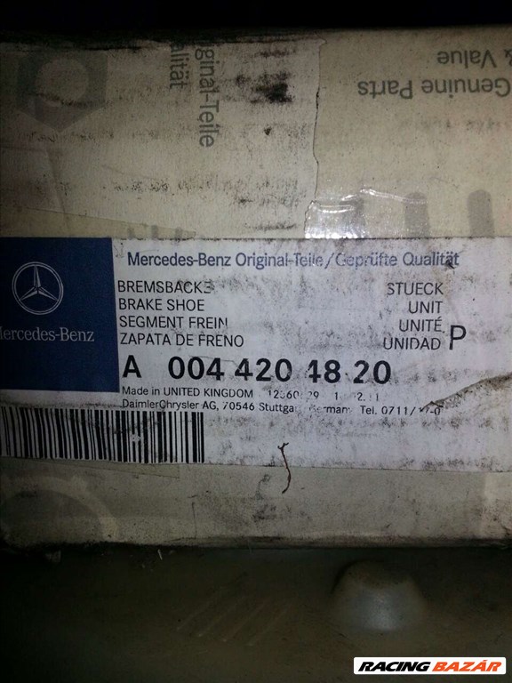 Mercedes Vario hátsó fékbetét és gyári fékfolyadék 3. kép