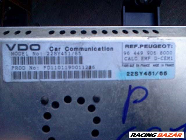 peugeot 607 2001 3.0 V6  elektronikák 9. kép