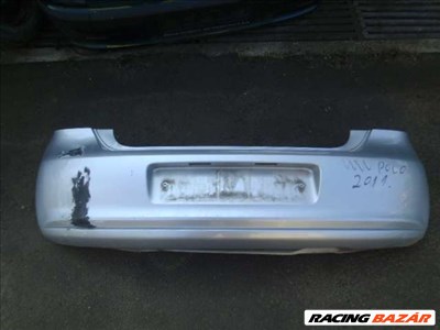 vw polo 2010 hátsó lökhárító javított