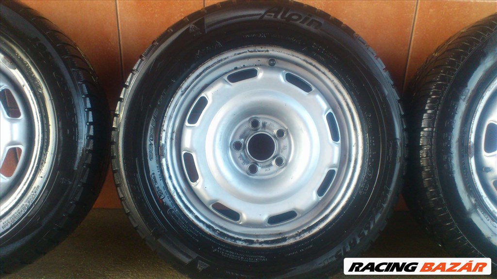 VW 15" ACÉLFELNI 5x100 TÉLI 195/65 GUMIVAL OLCSÓN!!!!! 4. kép