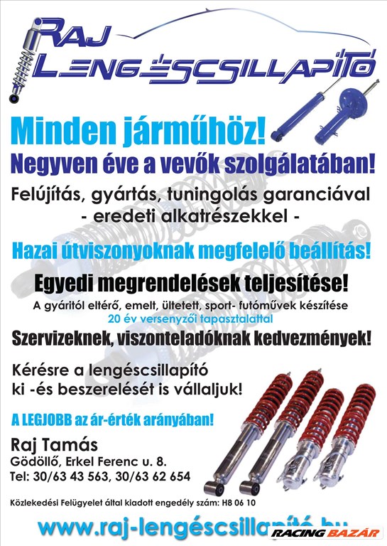 RAJ Lengéscsillapító!           www.raj-lengéscsillapító.hu!  4. kép