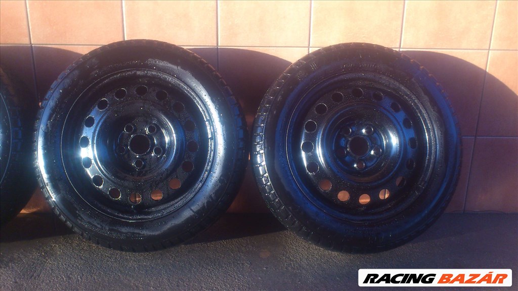 VW SHARAN 16" LEMEZFELNI 5x112 TÉLI 195/60R16 C GUMIKKAL OLCSÓN!!!! 3. kép