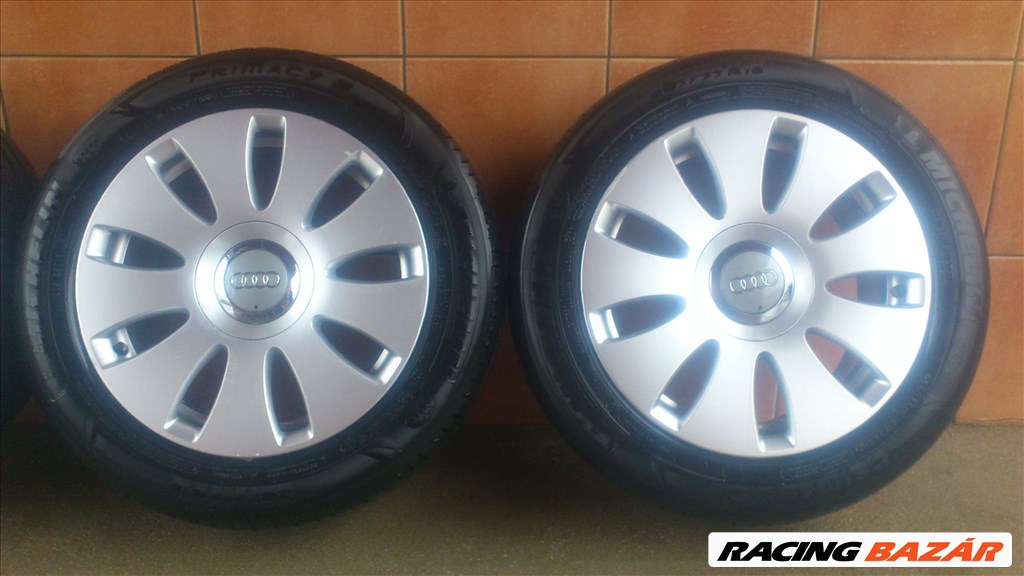 AUDI 16" ALUFELNI 5x112 NYÁRI 205/55R16 GUMIVAL OLCSÓN!!!!!! 3. kép