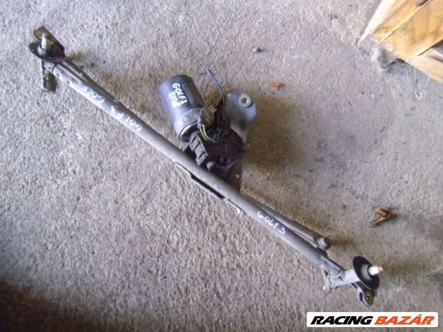 vw golf 3 első ablaktörlő motor + szerkezet 1. kép