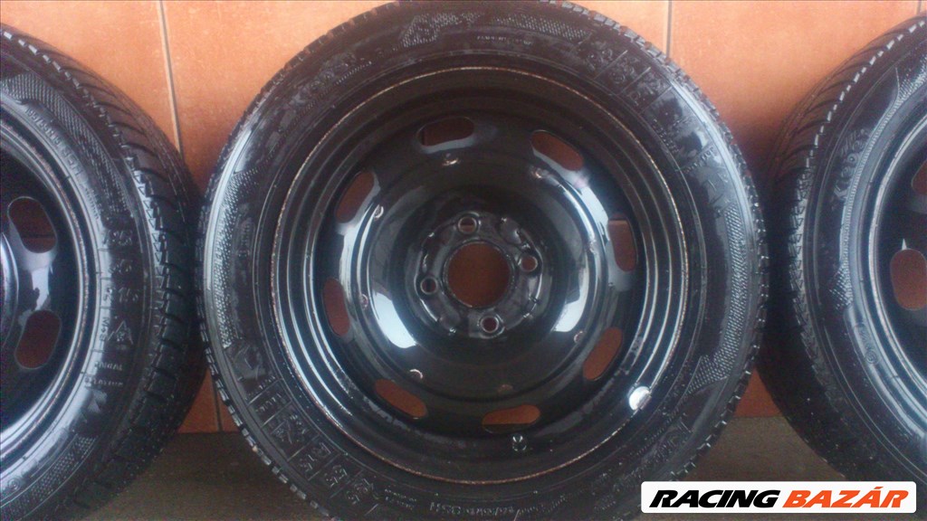 PEUGEOT 15" ACÉLFELNI 4x108 TÉLI 195/55R15 GUMIVAL OLCSÓN!!!!! 4. kép