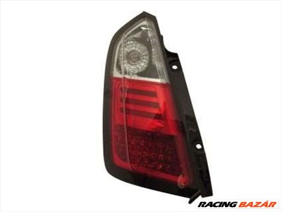 LED hátsólámpa alkalmas Fiathoz Grande Punto (Typ 199) évjárat 05-, átlátszó/piros