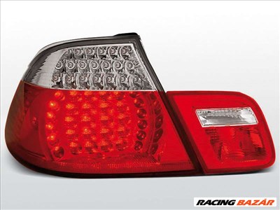 BMW E46 04.99-03.03 CABRIO Piros Fehér LED -es hátsó lámpa
