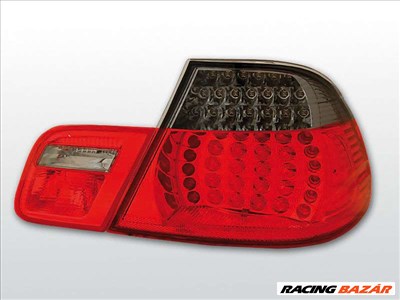 BMW E46 04.99-03.03 COUPE Piros Sötétített LED -es hátsó lámpa