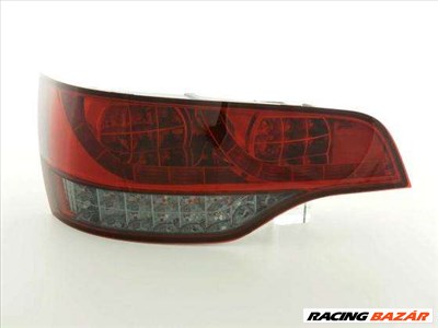 LED hátsólámpa alkalmas Audihoz Q7 (Typ 4L) évjárat 06-, piros/fekete
