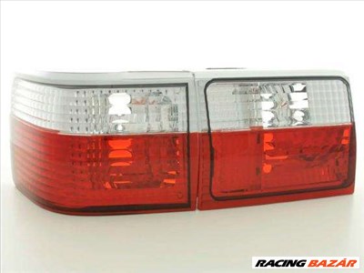 Design hátsólámpa alkalmas Audihoz 80 (Typ 89) évjárat 88-91, piros/fehér