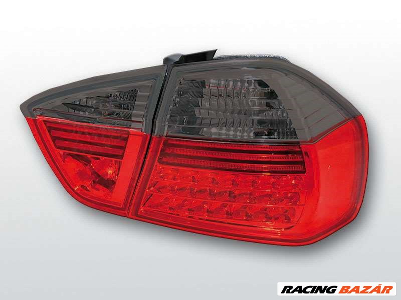 BMW E90 03.05-08.08 Piros Sötétített LED -es hátsó lámpa 1. kép