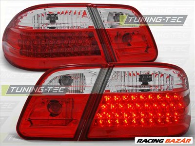 MERCEDES W210 95-03.02 Piros Fehér LED -es hátsó lámpa
