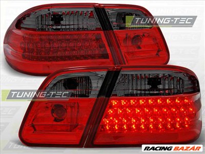 MERCEDES W210 95-03.02 Piros Sötétített LED -es hátsó lámpa