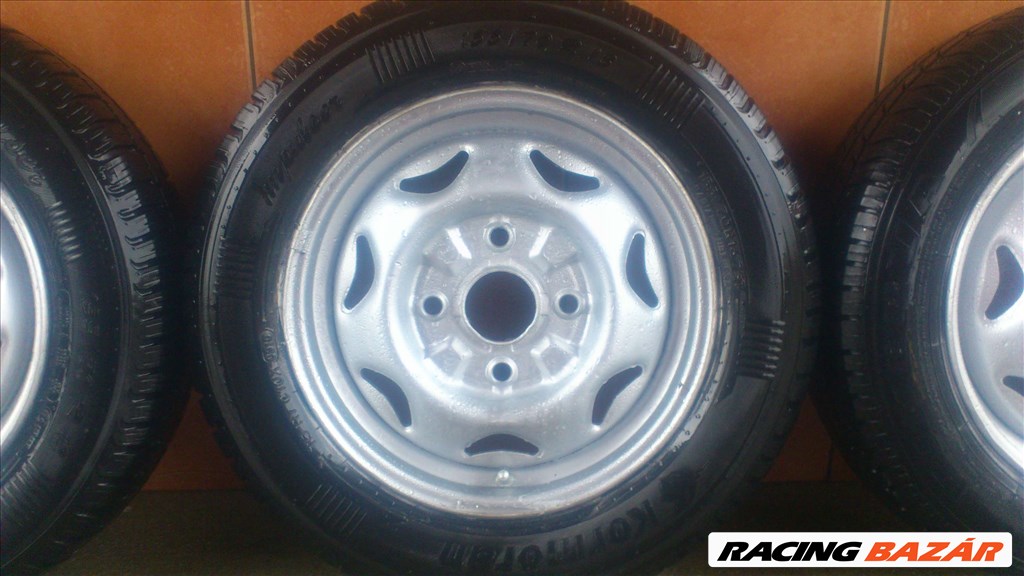 SUZUKI SWIFT 13" LEMEZKERÉK 4X114,3 NYÁRI 155/70R13 GUMIVAL OLCSÓN!!!!! 4. kép