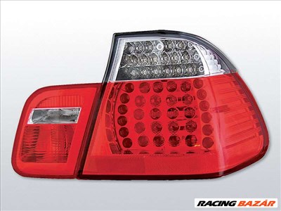 BMW E46 05.98-08.01 Piros Fehér LED -es hátsó lámpa