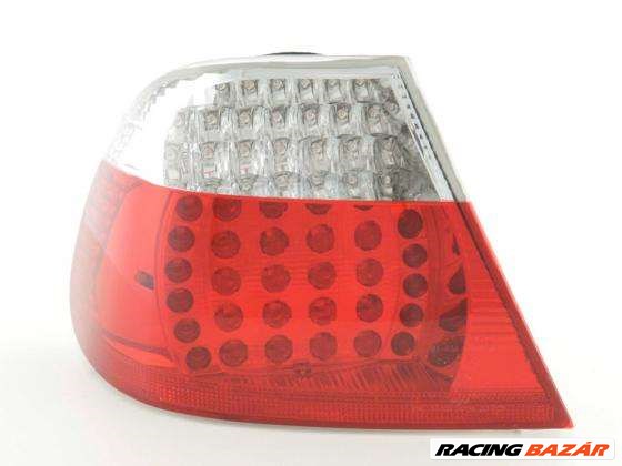 LED hátsólámpa alkalmas BMW-hez-hez 3 Ser Coupe (Typ E46) évjárat 99-02, átlátszó/piros 1. kép
