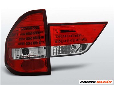 BMW X3 E83 01.04-10 Piros Fehér LED -es hátsó lámpa