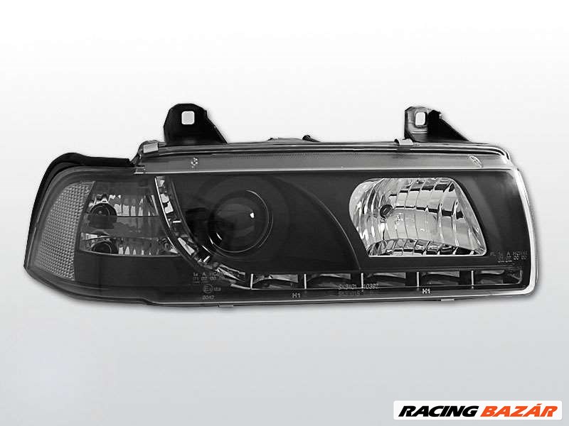 BMW E36 12.90-08.99 DAYLIGHT Fekete elsõ lámpa 1. kép