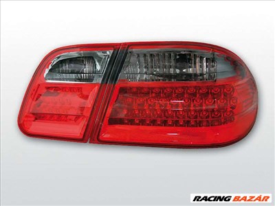 MERCEDES W210 E-CLASS 95-03.02 Piros Sötétített LED -es hátsó lámpa