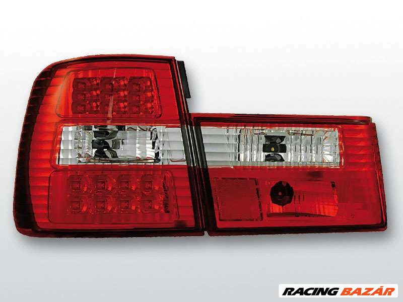 BMW E34 02.88-12.95 Piros Fehér LED -es hátsó lámpa 1. kép
