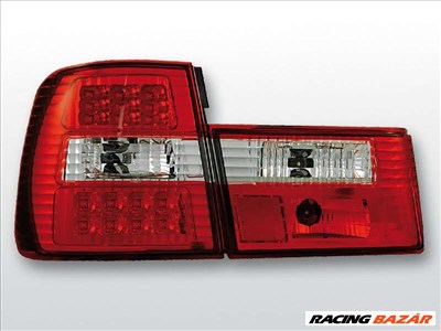 BMW E34 02.88-12.95 Piros Fehér LED -es hátsó lámpa