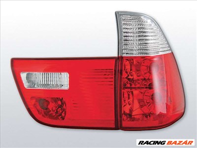 BMW X5 E53 09.99-10.03 Piros Fehér hátsó lámpa