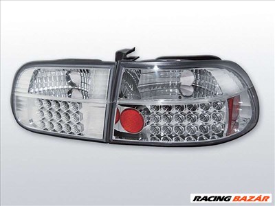 HONDA CIVIC 09.91-08.95 3D Króm LED -es hátsó lámpa