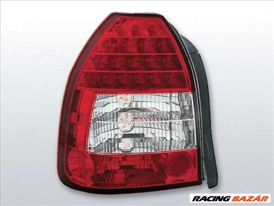 HONDA CIVIC 09.95-02.01 3D Piros Fehér LED -es hátsó lámpa