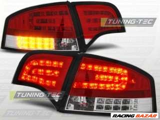 AUDI A4 B7 11.04-03.08 SEDAN Piros Fehér LED -es hátsó lámpa