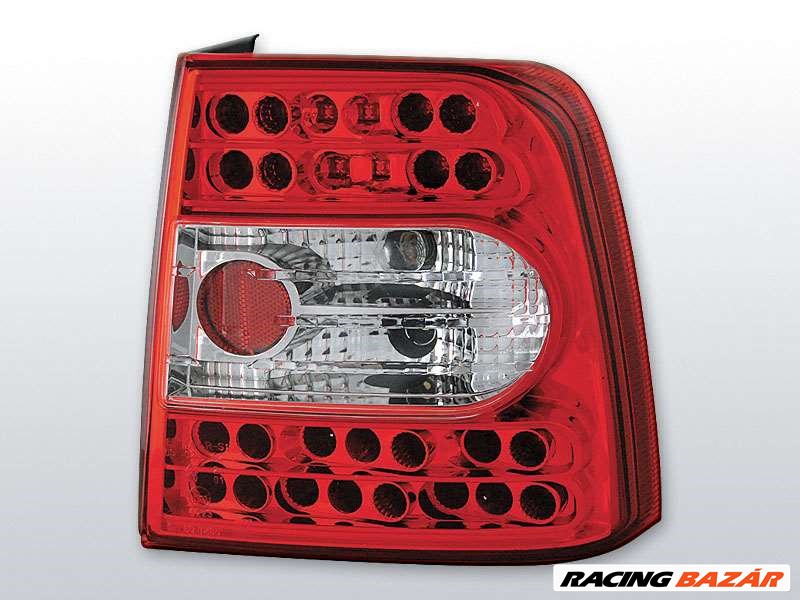 Volkswagen PASSAT B5 11.96-08.00 SEDAN Piros Fehér LED -es hátsó lámpa 1. kép