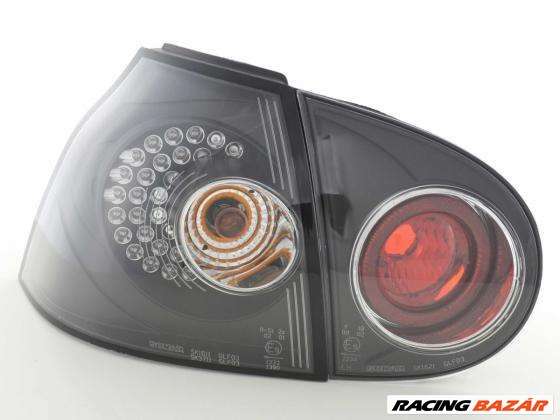 LED hátsólámpa alkalmas Volkswagen-hez Golf 5 (Typ 1K) évjárat 2003-2008, fekete 1. kép