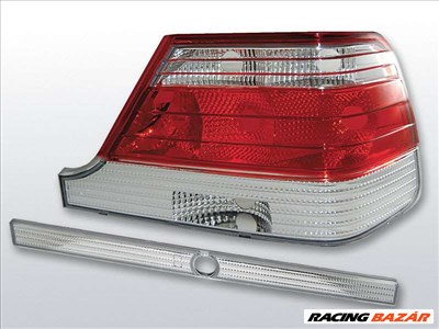 MERCEDES W140 95-10.98 Piros Fehér hátsó lámpa