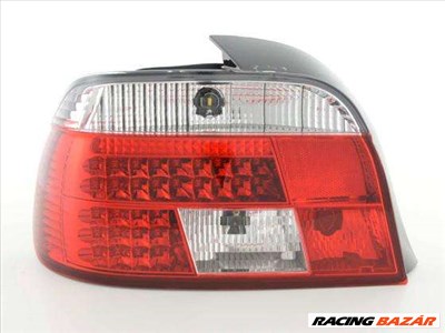 LED hátsólámpa alkalmas BMW-hez-hez 5 Ser Limo (Typ E39) évjárat 95-00, átlátszó/piros