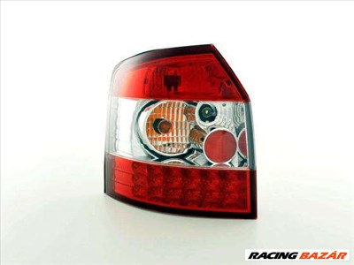 LED hátsólámpa alkalmas Audihoz A4 Avant (Typ 8E) 01-02, átlátszó/piros