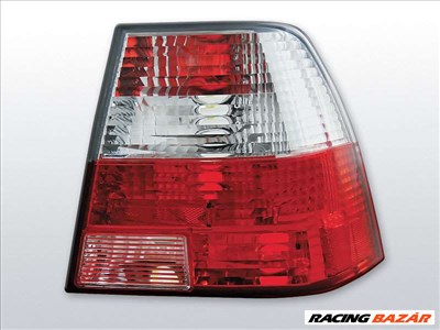 Volkswagen BORA 09.98-07.05 Piros Fehér hátsó lámpa