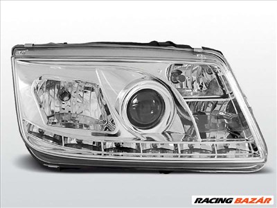 Volkswagen BORA 09.98-05.05 DAYLIGHT Króm első lámpa