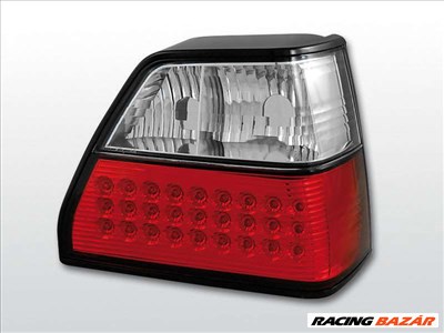 Volkswagen GOLF 2 08.83-08.91 Piros Fehér LED -es hátsó lámpa