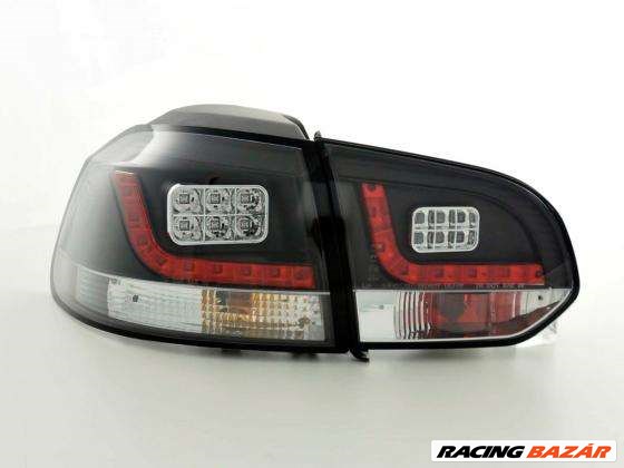 LED hátsólámpa alkalmas Volkswagen-hez Golf 6 (Typ 1K) évjárat 08-, fekete 1. kép