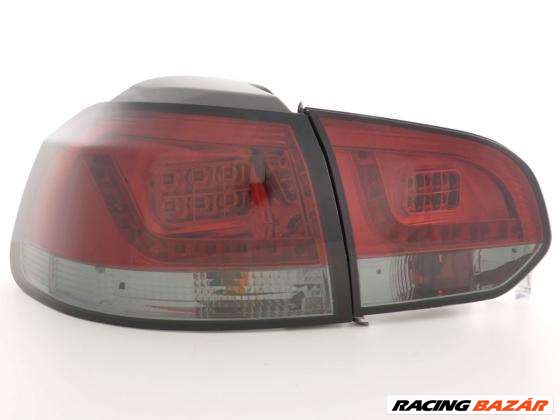 LED hátsólámpa alkalmas Volkswagen-hez Golf 6 (Typ 1K) évjárat 08-, piros/fekete 1. kép