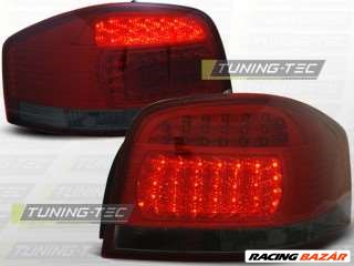 AUDI A3 05.03-08 Piros Sötétített LED -es hátsó lámpa 1. kép
