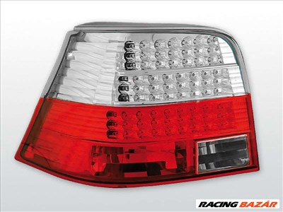 Volkswagen GOLF 4 09.97-09.03 Piros Fehér LED -es hátsó lámpa