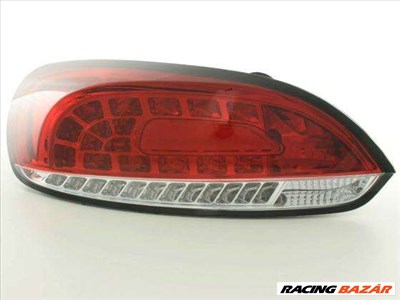 LED hátsólámpa alkalmas Volkswagen-hez Scirocco 3 (Typ 13) évjárat 08-, piros/átlátszó