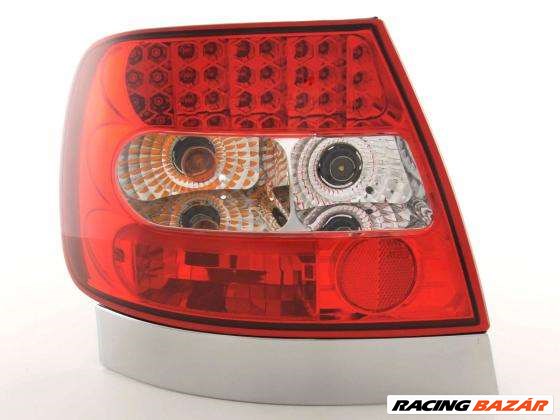 LED hátsólámpa alkalmas Audihoz A4 Limo (Typ B5) évjárat 95-00, átlátszó/piros 1. kép