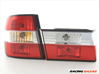 Design hátsólámpa alkalmas BMW-hez-hez 5 Ser Limo (Typ E34) évjárat 88-94, átlátszó/piros