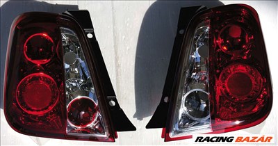 hátsó lámpa Fiat 500 8/07- piros áttetsző