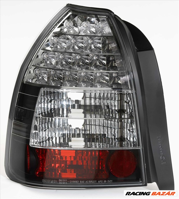 hátsó lámpa Honda Civic 3 ajtós 96-00 LED fekete 1. kép