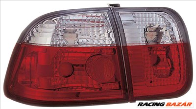 hátsó lámpa Honda Civic 4 ajtós 96- piros áttetsző