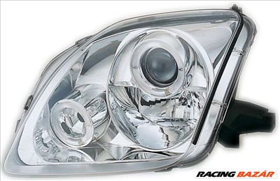 fényszóró Honda Prelude 97- króm + halogéngyûrû