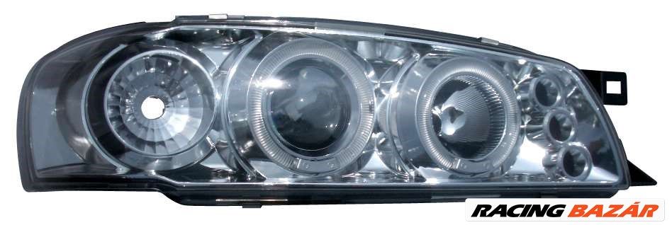 fényszóró Subaru Impreza 97-10/00 króm + irányjelzõ/halogéngyûrû 1. kép